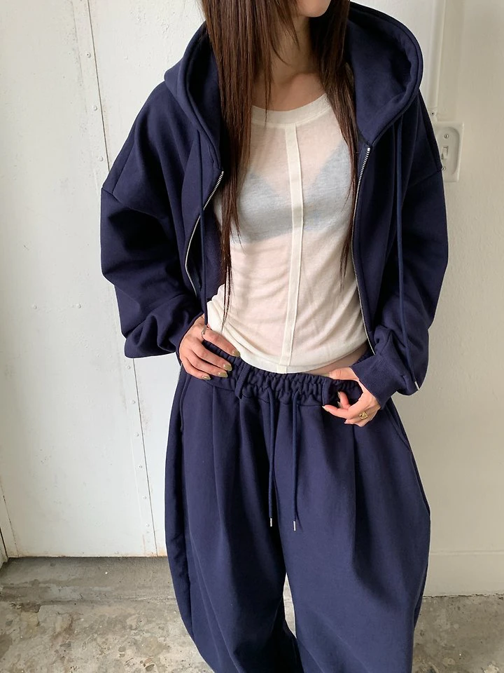 Hard French Terry Jumper & Hard French Terry Pants by Vive L for Women - view 8
