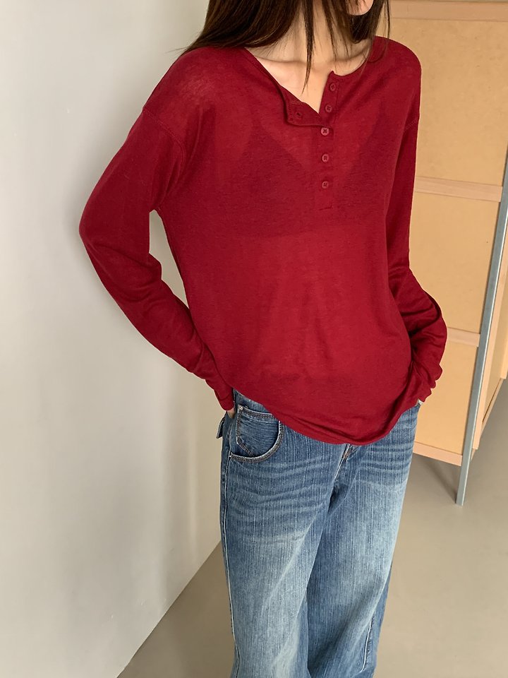 Leel Button Tee by Vive L for Women - view 4