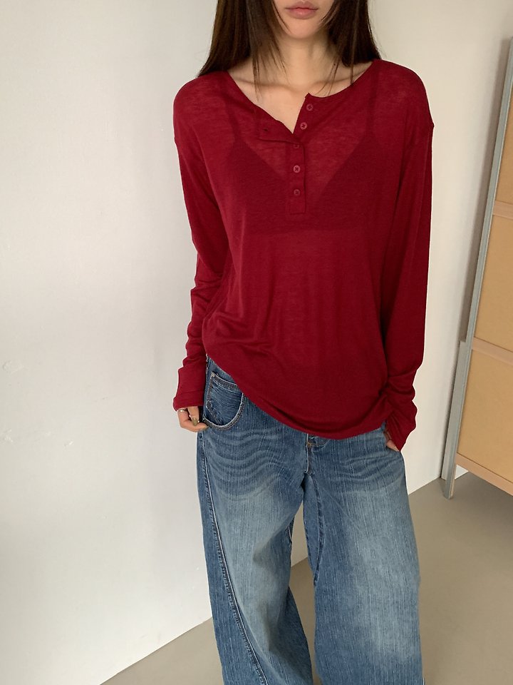 Leel Button Tee by Vive L for Women - view 5