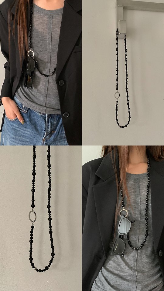 Keyring Beads Necklace by Vive L for Women - view 1
