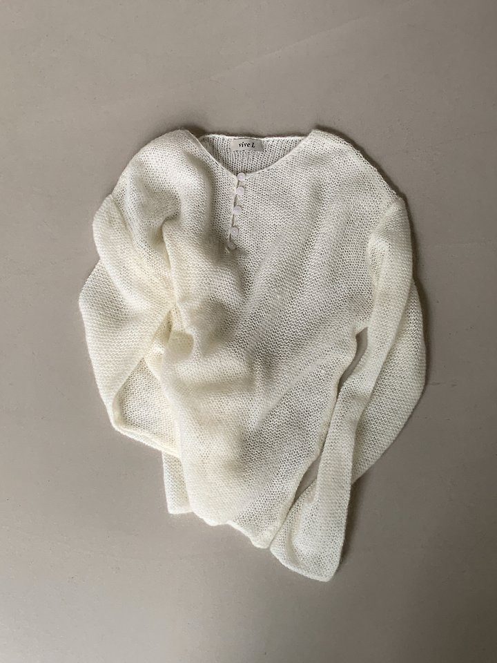 Henley Neck Knit by Vive L for Women - view 2
