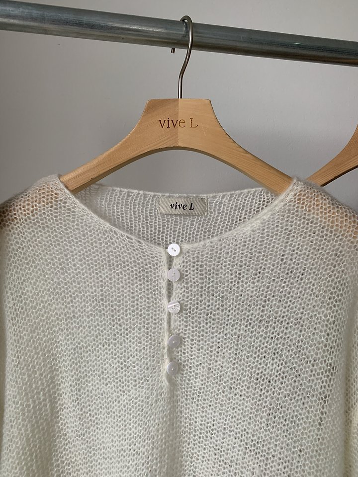 Henley Neck Knit by Vive L for Women - view 3