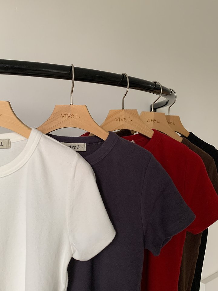 Peach Slim Tee by Vive L for Women - view 2