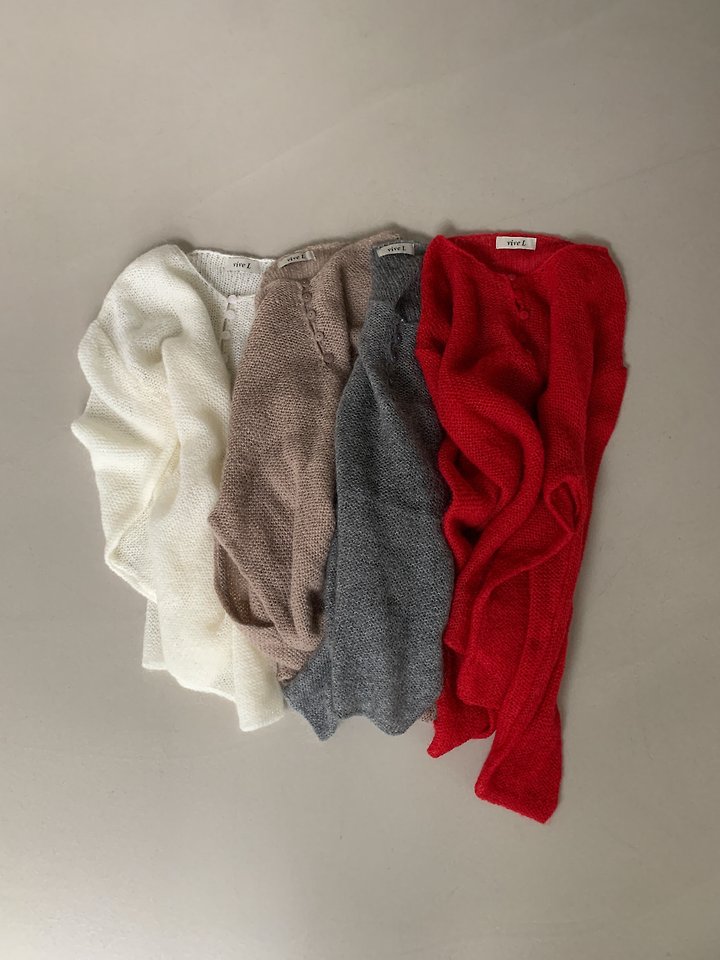 Henley Neck Knit by Vive L for Women - view 1