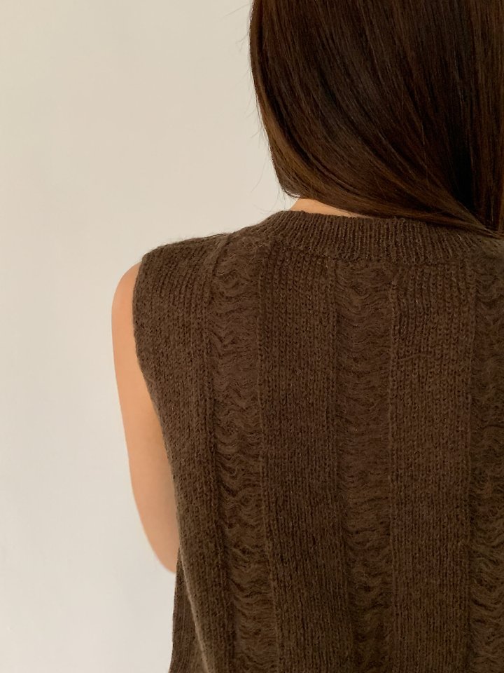 Mohair Knit Vest by Vive L for Women - view 6