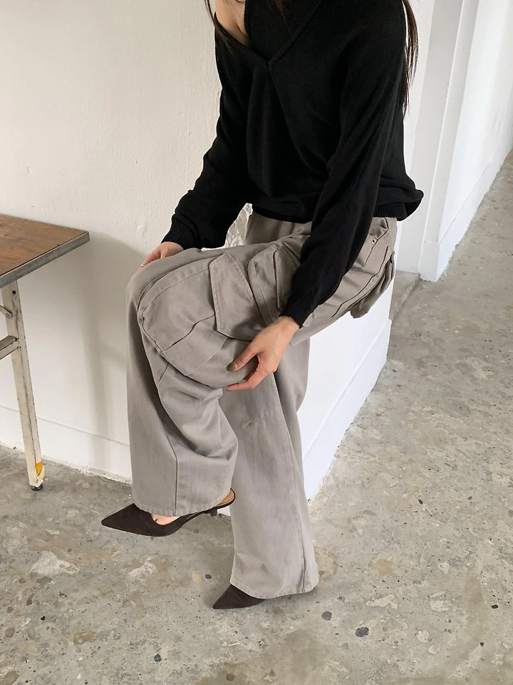 Multi Pocket Pants by Vive L for Women - view 11