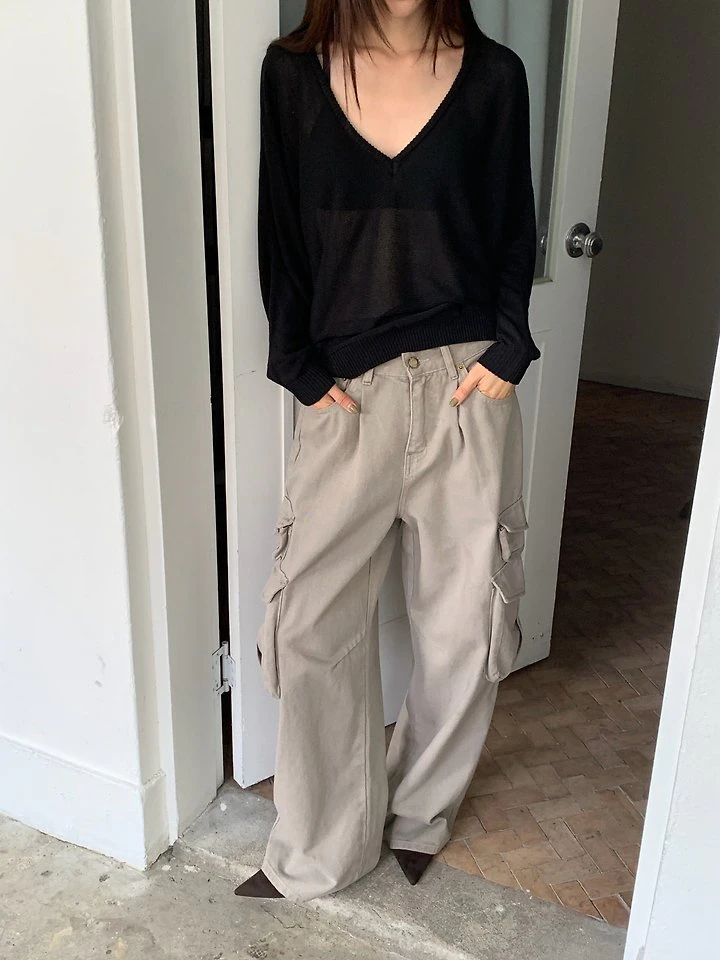 Multi Pocket Pants by Vive L for Women - view 9