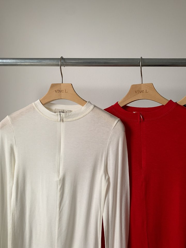 Rin Zipper Tee by Vive L for Women - view 2