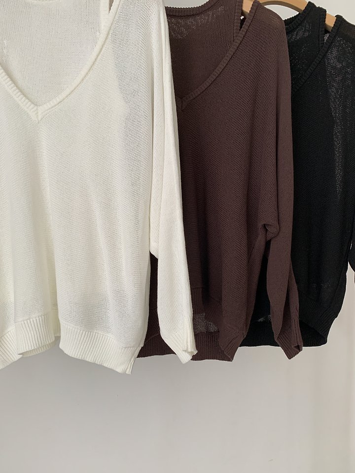V-Neck Knit Set by Vive L for Women - view 1