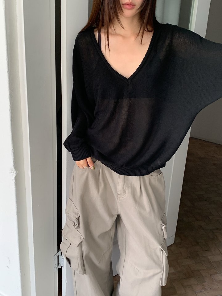 V-Neck Knit Set by Vive L for Women - view 5
