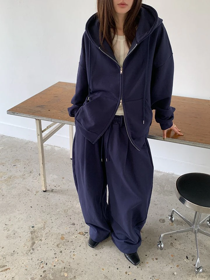 Hard French Terry Jumper & Hard French Terry Pants by Vive L for Women - view 7