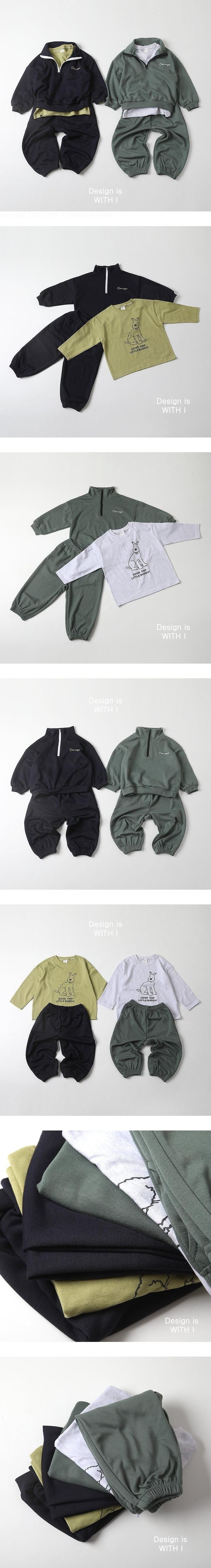 Good Day Top & Bottom Set by With I for Child - view 1