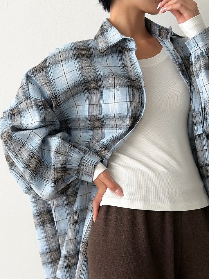 Check Shirt by Yikho for Women - view 4