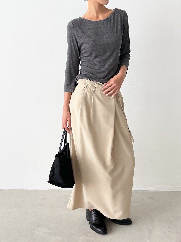Basil Belt Skirt by Yikho for Women - view 2