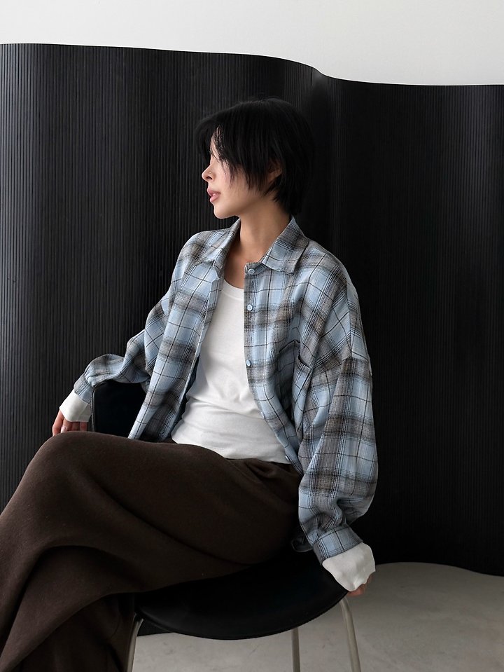 Check Shirt by Yikho for Women - view 3