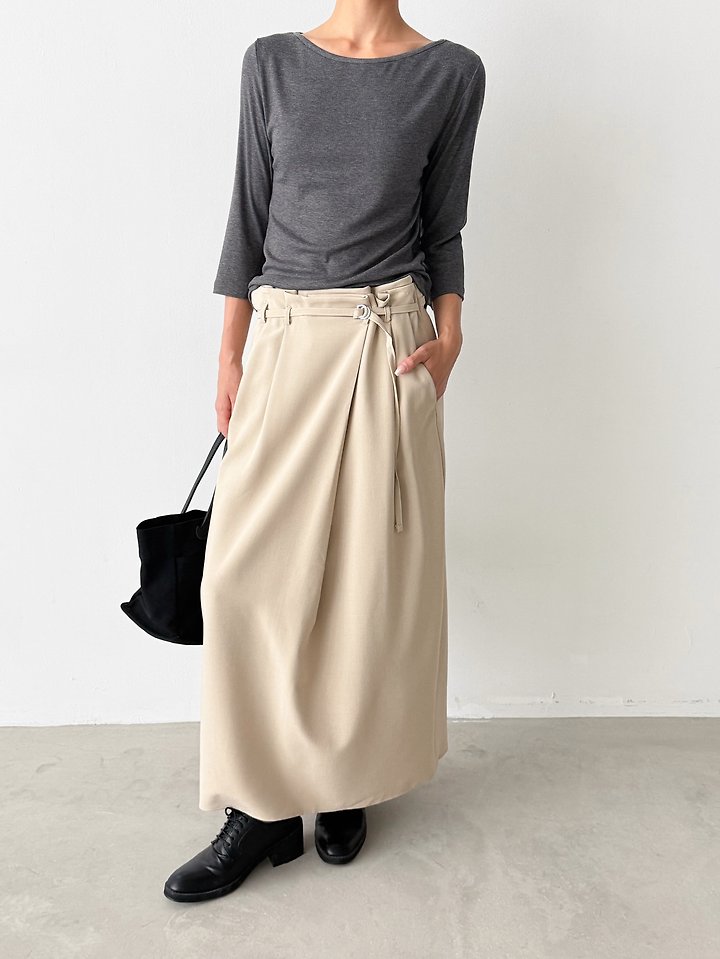 Basil Belt Skirt by Yikho for Women - view 3