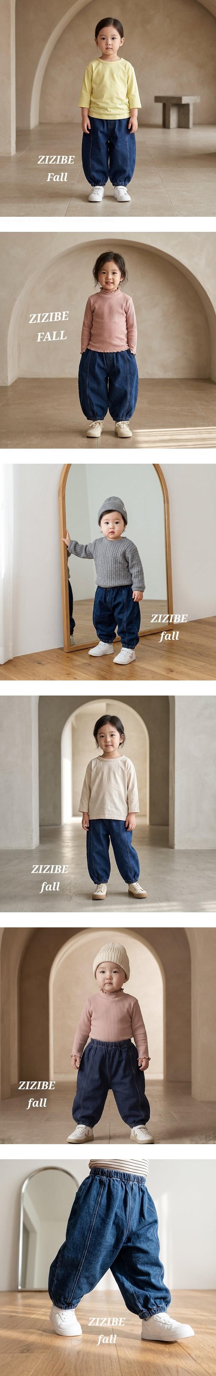 Denim Jogger Pants by Zizibe for Baby - view 1