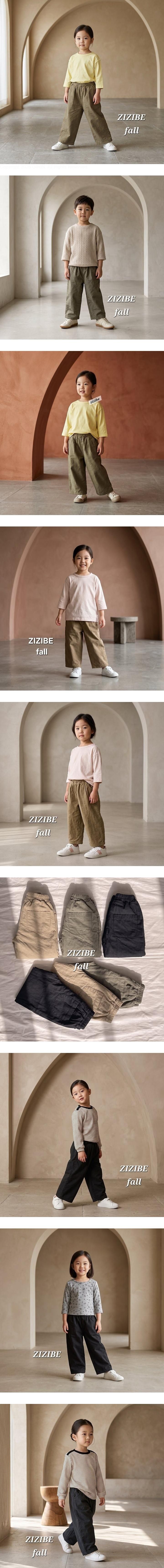 Double-Layered Two-Tuck Pants by Zizibe for Baby - view 1