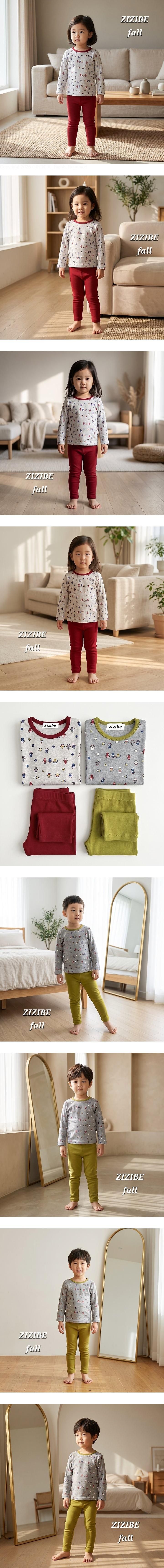 Robot Loungewear Set by Zizibe for Baby - view 1
