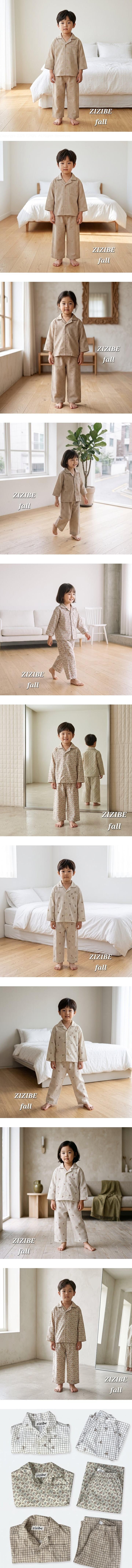 Fork-Flower Pajama Set by Zizibe for Baby - view 1