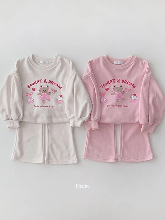 Sweet Dream Flare Top & Bottom Set Sweet Dream Flare Top & Bottom Set by Dsaint for Child - catalog view