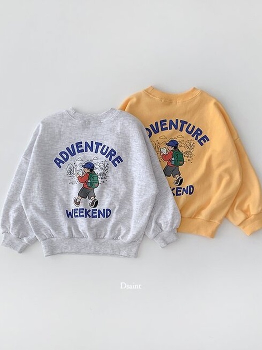 Weekend Adventure Sweatshirt Weekend Adventure Sweatshirt by Dsaint for Child - catalog view