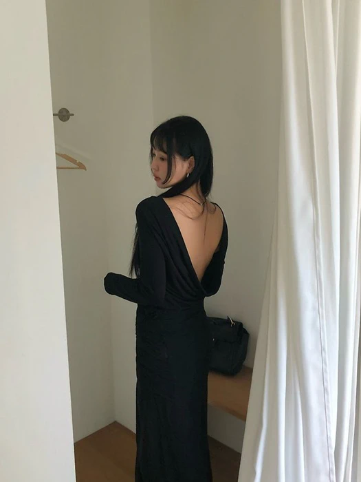 Back Drape Tee Back Drape Tee by Ouppt for Women - catalog view