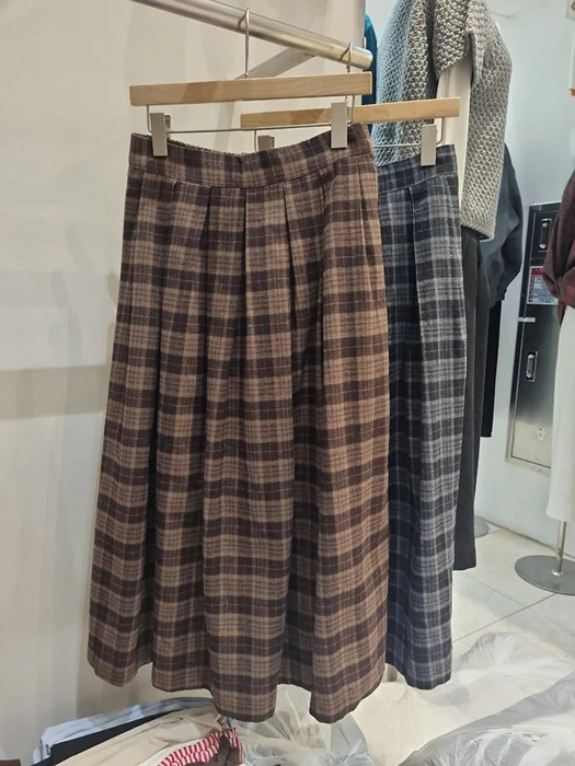 Check Mauve Skirt Check Mauve Skirt by Allu for Women - catalog view