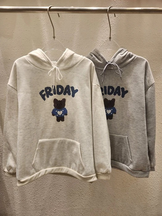 Bear Fleece Lined Hoodie Bear Fleece Lined Hoodie by Another Plan for Women - catalog view