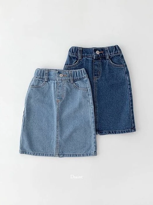 Half Open Skirt Denim Half Open Skirt Denim by Dsaint for Child - catalog view