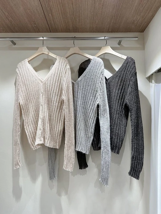Two-Way Both V-Neck Button Cardigan Two-Way Both V-Neck Button Cardigan by J dew for Women - catalog view
