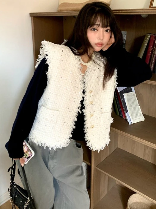 Tweed Vest Tweed Vest by Tarabymotion for Women - catalog view