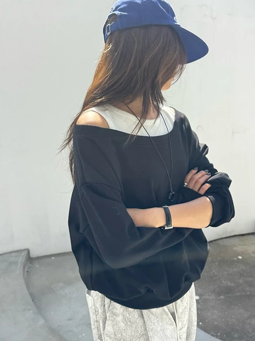 Layered Sweatshirt Layered Sweatshirt by There's for Women - catalog view