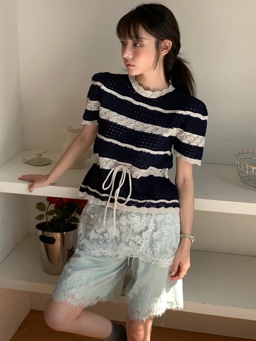 Pine Half-Sleeve Knit by Tarabymotion for Women - catalog view