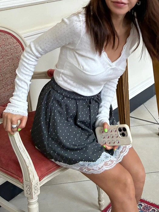 Vera Polka Dot Skirt by Tarabymotion for Women - catalog view