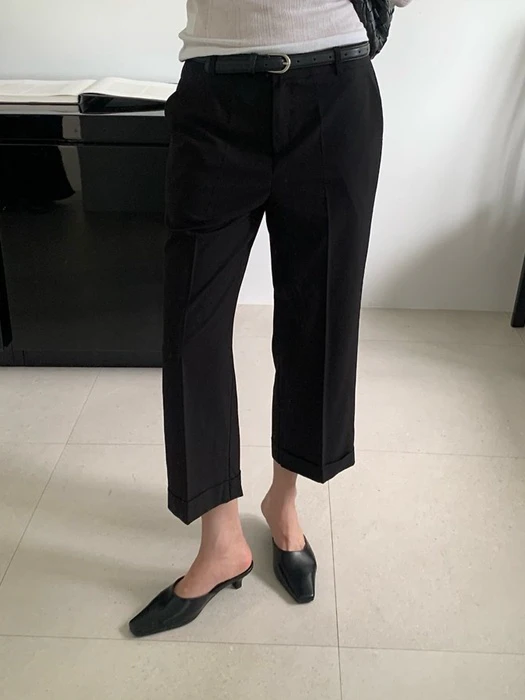 Venice Turn-up Hem Pants Venice Turn-up Hem Pants by Something Else for Women - catalog view
