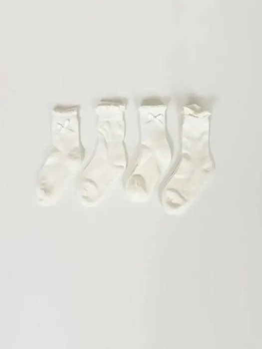Leaf Shirring Socks Set Leaf Shirring Socks Set by V Bunny for Child - catalog view