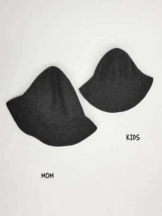 Wool Bucket Hat Long-Kids Wool Bucket Hat Long-Kids by World Moja for Child - catalog view