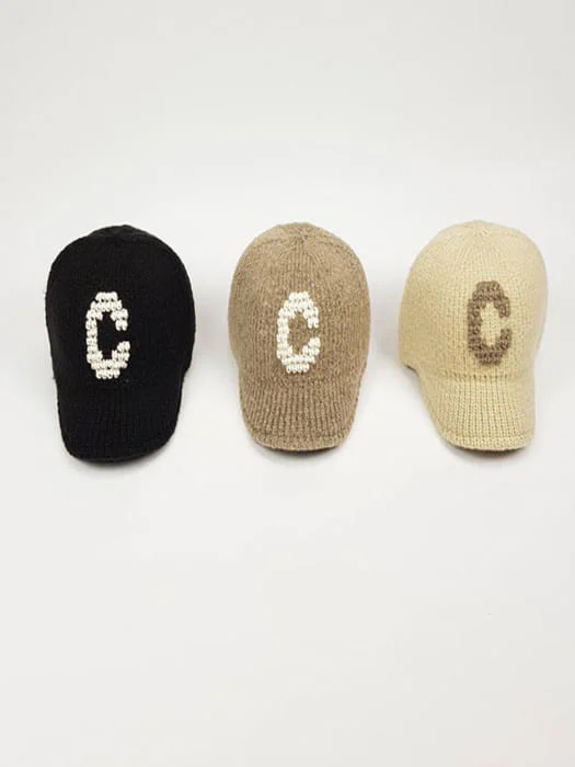 Knit C Logo Riding Cap by World Moja for Child - catalog view