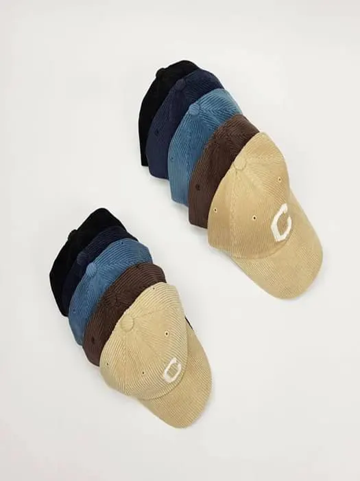 C Hand-stitched Corduroy Ball Cap by World Moja for Child - catalog view