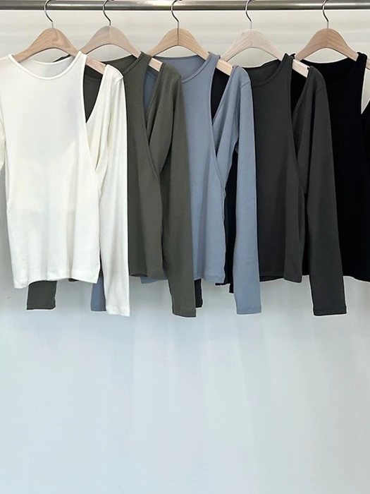 Asymmetrical Double Tee Asymmetrical Double Tee by Another Avenue for Women - catalog view