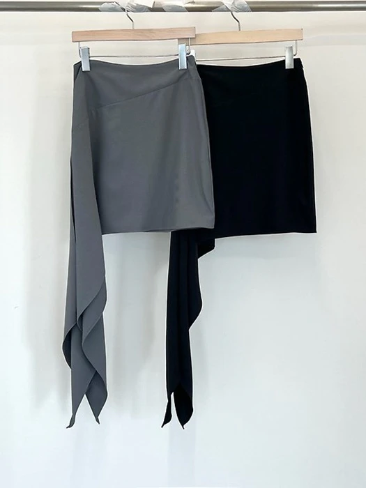 Asymmetrical Stretch Skirt Asymmetrical Stretch Skirt by Another Avenue for Women - catalog view