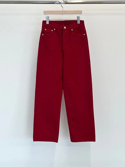Red Dyeing Denim Pants by Another Avenue for Women - catalog view