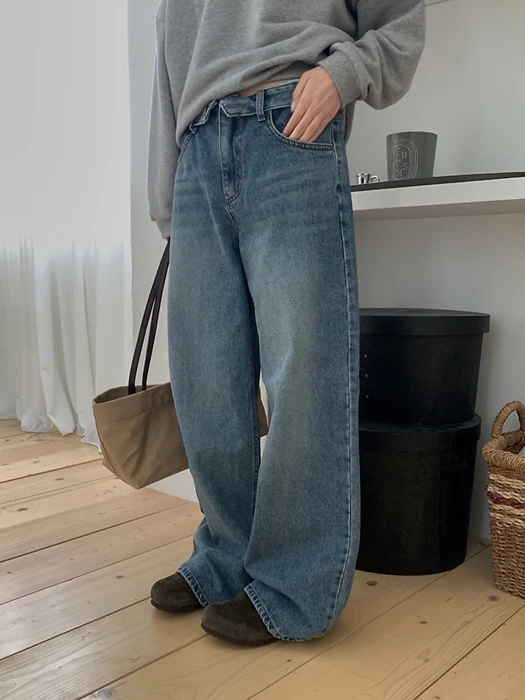 Fold Denim Pants by Pomelo for Women - catalog view