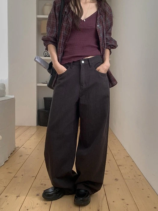 Texture Denim Pants Texture Denim Pants by Pomelo for Women - catalog view