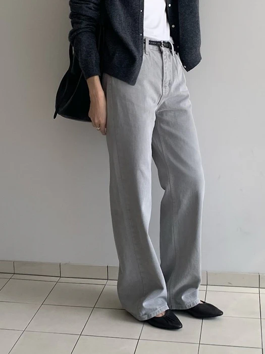 Denver Semi Wide Dyeing Pants Denver Semi Wide Dyeing Pants by Something Else for Women - catalog view