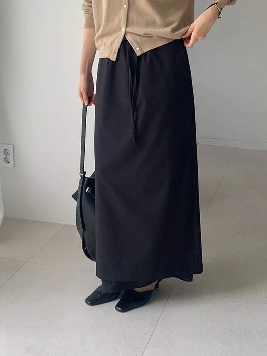 Vine Double Banding Skirt (Maxi) Vine Double Banding Skirt (Maxi) by Something Else for Women - catalog view