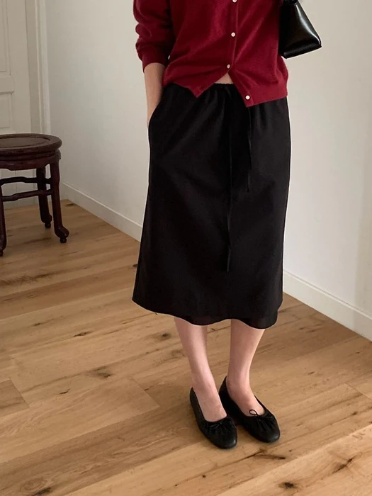 Vine Double Banding Skirt (Midi) Vine Double Banding Skirt (Midi) by Something Else for Women - catalog view