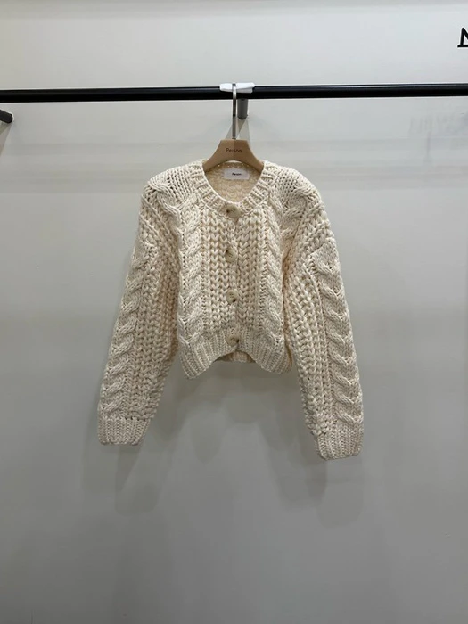 Handmade Cable Cardigan Handmade Cable Cardigan by Person for Women - catalog view