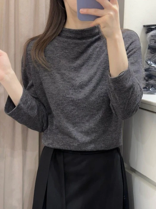 7-Sleeve Turtleneck Tee 7-Sleeve Turtleneck Tee by Heize for Women - catalog view